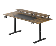 Ultradesk HIGHLANDER XXL Elektryczna regulacja Brązowe - 1287985 - zdjęcie 1